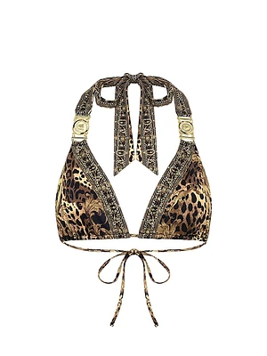 Era Of Empires Leopard Triangle Bikini Top