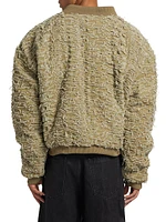Husk Distressed Cotton Bomber Jacket