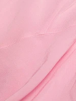 Drape Silk Midi-Dress
