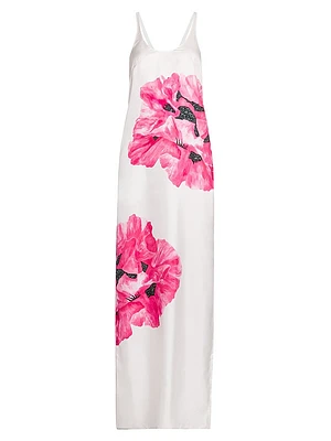 Poppy Silk Tank Maxi Dress