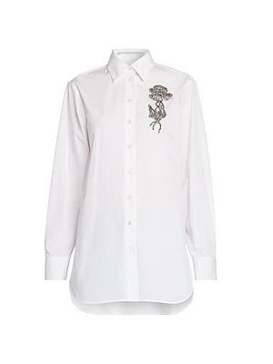 Floral Embellished Shirt