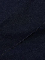Gracie Stretch-Denim Belted Pants