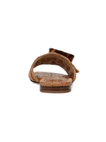 Bambi Buckle Slide Sandals