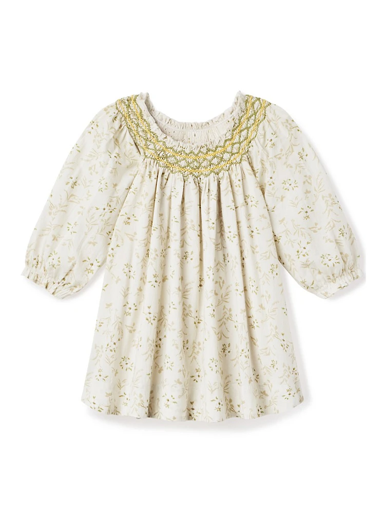 Little Girl's & Smocked Floral Dress