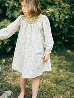 Little Girl's & Smocked Floral Dress