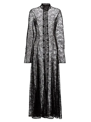 Sabine Floral Lace Maxi Dress