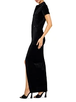 Fit For Success Velvet Maxi Dress