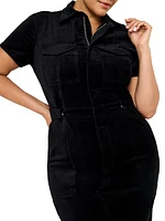 Fit For Success Velvet Maxi Dress