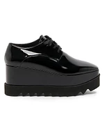 Elyse Shiny Patent 75MM Platform Lace-Up Shoes