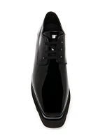 Elyse Shiny Patent 75MM Platform Lace-Up Shoes