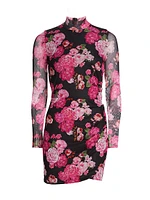 Talulla Floral Mesh Minidress
