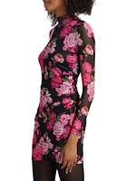 Talulla Floral Mesh Minidress