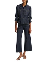 Delanie Denim Crop Jacket