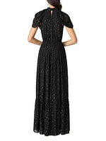 Misha Polka Dot Chiffon Dress