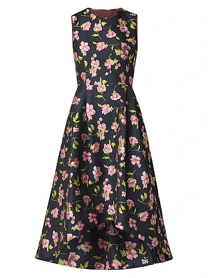 Jeanne Floral Fit & Flare Dress