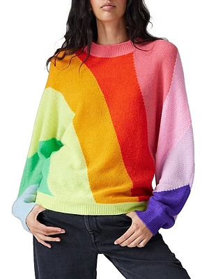 Gauzy Elton Rainbow Sweater