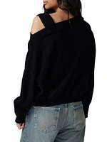Margot Boatneck Off-The-Shoulder Sweater