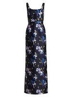 Lana Floral Column Gown
