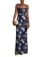 Lana Floral Column Gown