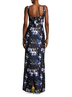 Lana Floral Column Gown