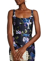 Lana Floral Column Gown