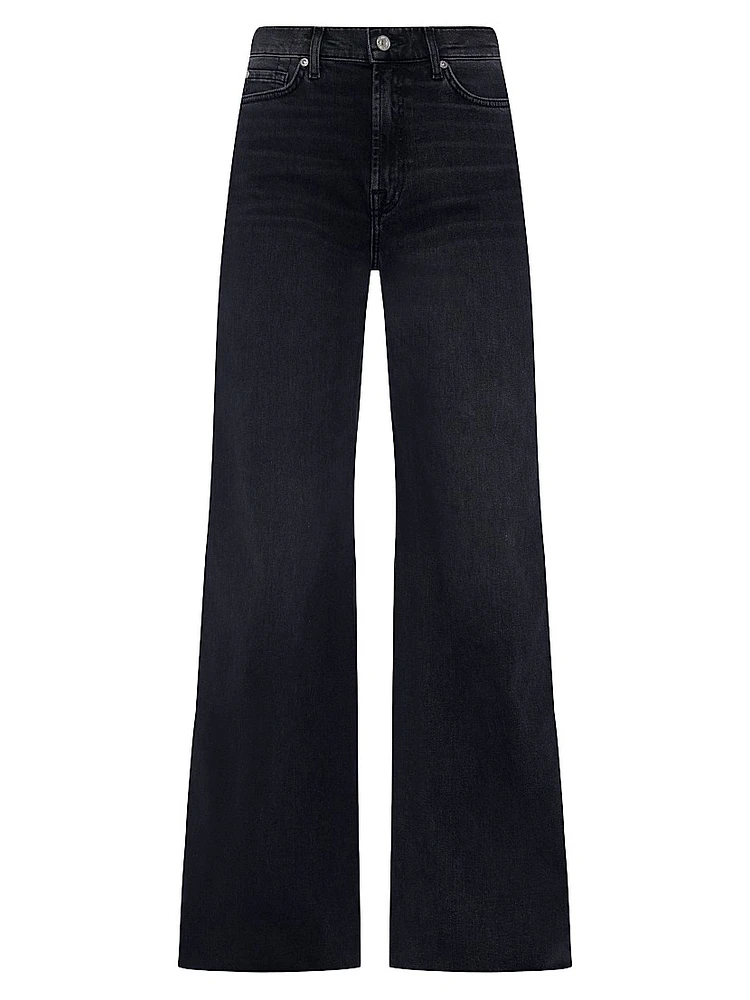 Lotta Mid-Rise Stretch Wide-Leg Jeans
