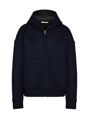Wool and Cashmere Hooded Sweatshirt