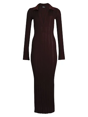 Azula Rib Knit Maxi Dress