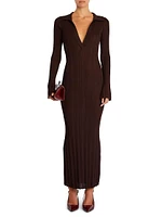 Azula Rib Knit Maxi Dress
