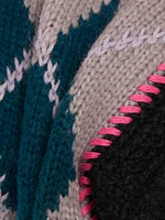 Hutton Patchwork Crewneck Sweater