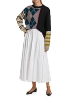 Hutton Patchwork Crewneck Sweater