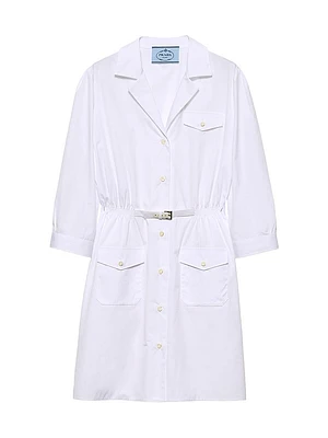 Poplin Mini-Dress