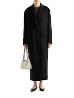Single-Breasted Cashgora Coat