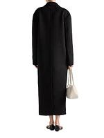 Single-Breasted Cashgora Coat