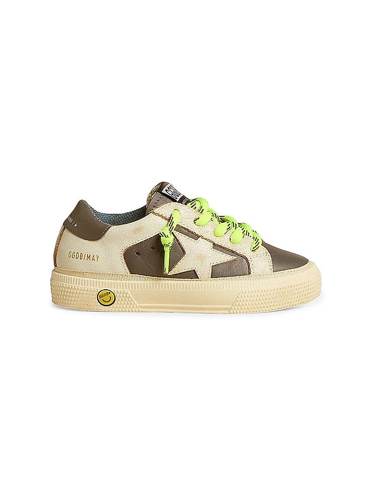 Baby's, Little Kid's & May Leather Platform Sneakers