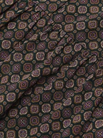 Alexandra Geometric-Print Silk-Blend Shirt Dress