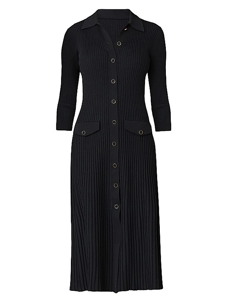 Nyla Knit Shirtdress
