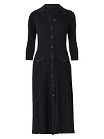 Nyla Knit Shirtdress