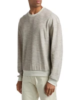 Wool Jersey Crewneck Sweater