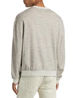 Wool Jersey Crewneck Sweater