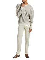 Wool Jersey Crewneck Sweater