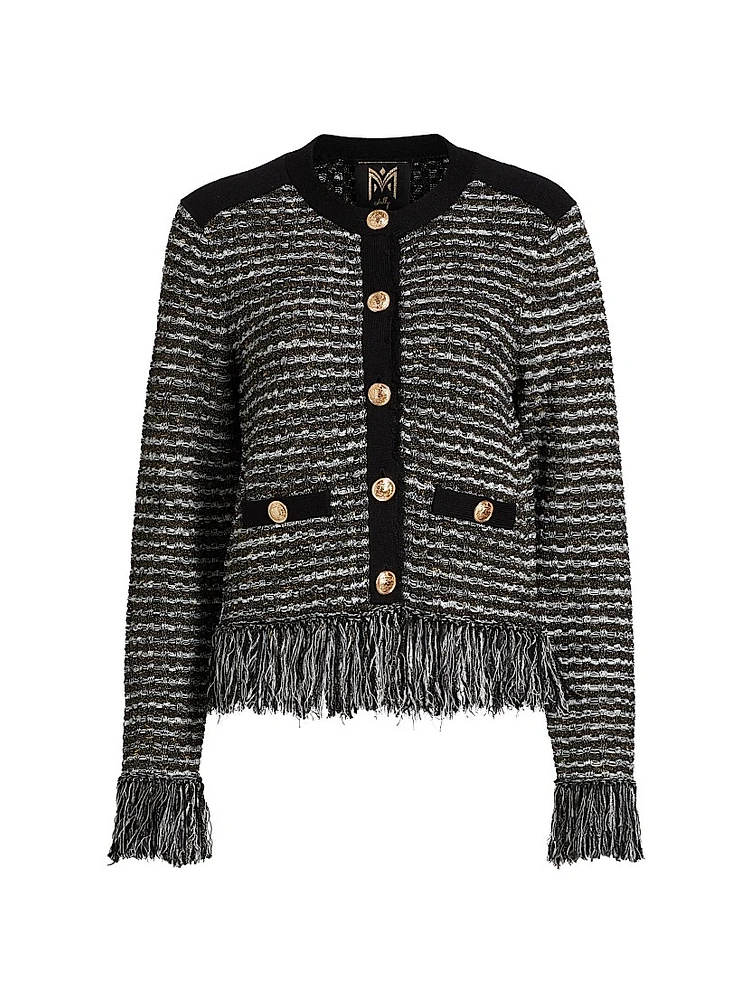 Fringe Tweed Jacket