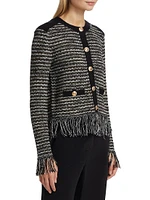 Fringe Tweed Jacket