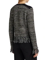 Fringe Tweed Jacket