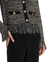Fringe Tweed Jacket