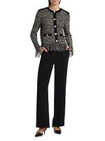 Fringe Tweed Jacket