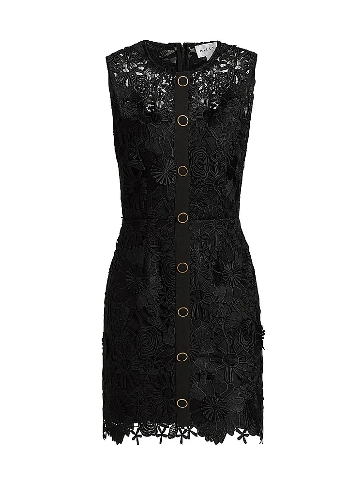 Judy Lace Sleeveless Minidress