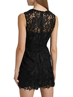 Judy Lace Sleeveless Minidress