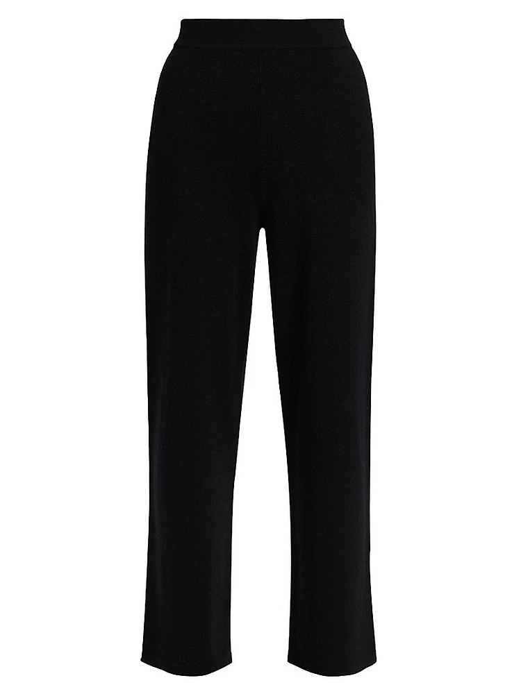 Straight Lag Cashmere Tipped Pants