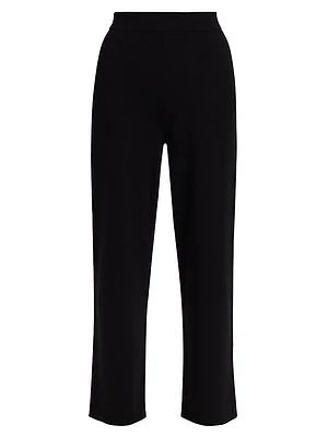 Straight Lag Cashmere Tipped Pants